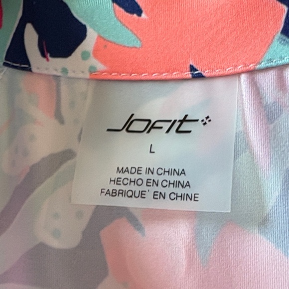 Jofit UV Long Sleeve Mock 1/4 Zip Golf Shirt; Sz: L; EUC - Picture 3 of 10